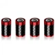 Набор колпачков на ниппель для автомобиля с логотипом Mazda SUNROZ Caps Premium Carbon Red Мазда 4 штуки (A-67605) - изображение 6