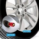 Набор колпачков на ниппель для автомобиля Chevrolet SUNROZ Caps Short Red Шевроле 4 штуки (A-67362) - изображение 7