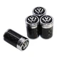 Набор колпачков на ниппель для автомобиля Фольксваген SUNROZ Caps Premium Carbon Silver Volkswagen 4 штуки (A-67493) - изображение 8