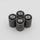 Набор колпачков на ниппель для автомобиля Kia SUNROZ Caps Long Black Киа 4 штуки (A-67108) - изображение 5