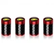Защитные Набор колпачков на ниппель для автомобиля Chevrolet SUNROZ Caps Premium Carbon Red Шевроле 4 штуки (A-67607) - изображение 7