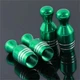 Набор защитных колпачков на ниппель для автомобиля Боулинг SUNROZ Caps Кегли Green 4 штуки (A-67317) - изображение 1