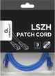 Патч корд Cablexpert CAT6a FTP 1 м Синий (PP6A-LSZHCU-B-1M) - изображение 4