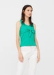 Топ Mango XS Зеленый 13060826_13 - изображение 1