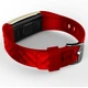 Фітнес-браслет SUNROZ S2 Bluetooth Smart фітнес-браслет, 0.96 дюйма, IP67 Червоний (SUN0184) - зображення 2