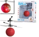 Интерактивная игрушка SUNROZ Flying Light Ball летающий светящийся мяч с сенсором движения Красный (SUN2211) - изображение 2