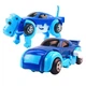 Детская игрушка JIA DU TOYS Dino Car заводная машина-трансформер Динозавр Синий (SUN0726) - изображение 2