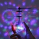 Интерактивная игрушка SUNROZ Flying Light Ball летающий светящийся мяч с сенсором движения Прозрачный (SUN2212) - изображение 2