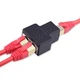 Перехідник з'єднувач кручений пари мережевий RJ45 LAN 1x2 Female SUNROZ (A-48457) - зображення 6