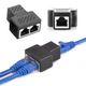 Перехідник з'єднувач кручений пари мережевий RJ45 LAN 1x2 Female SUNROZ (A-48457) - зображення 7