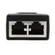 Перехідник з'єднувач кручений пари мережевий RJ45 LAN 1x2 Female SUNROZ (A-48457) - зображення 9