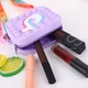 Дитяча силіконова сумочка Pop It-гаманець C4351 TikTok Бузкова - изображение 3