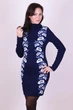 Fashions • Тепла сукня Макі Fashions 44-52 синій (1044-гу) - зображення 1
