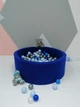 Сухой бассейн Maikinbaby круг 130х40х6 см и 350 шт шаров Синий электрик (арт.М130-110) - изображение 3