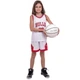 Форма баскетбольная подростковая NB-Sport NBA BULLS 23 5351 2XL, 16-18лет, 160-165см Белый-красный - изображение 6