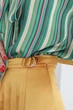 Спідниця Lipar пліссе атласна 46 Гірчиця 0065 - зображення 4