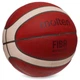 М'яч баскетбольний Premium Leather №7 MOLTEN FIBA APVED Indoor (натуральна шкіра, бутил, оранжево-бежевий) (B7G5000) - изображение 2