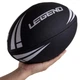 Мяч для регби LEGEND FB-3292 №4 PVC белый-салатовый - изображение 6