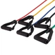 Эспандер многофункциональный для фитнеса 5 жгутов Resistance Band Zelart ET-500 в чехле - изображение 1