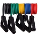 Эспандер многофункциональный для фитнеса 5 жгутов Resistance Band Zelart ET-500 в чехле - изображение 7