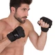 Перчатки для смешанных единоборств MMA кожаные Zelart VL-3098 S черный - изображение 5