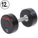 Гантель цельная профессиональная Life Fitness SC-80081-12 1шт 12кг - зображення 1