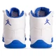 Кроссовки детские баскетбольные размер 32 WHITE/BLUE (PU, белый-синий) (1801-2_Белый-синий_32) - изображение 3