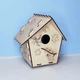 Скворечник для птиц 25*22*17 см фанера - изображение 1