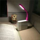 Портативная Лампа подсветка светодиодная Светильник переносной LED LIGHT для ноутбука и для чтения Розовый - изображение 5