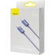 Кабель BASEUS Crystal Shine Series Fast Charging Data Cable Type-C to iP 20W Purple 1.2м (CAJY000205) - изображение 4