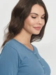 Пижама (лонгслив + штаны) женская больших размеров хлопковая Cornette 723-22 XL Голубой/Белый/Серый (2000985295024_1) - изображение 6