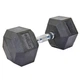 Гантель цельная шестигранная ZELART TA-5159-25 (1шт, 25кг) - изображение 1