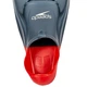 Ласты для тренировок в бассейне короткие с закрытой пяткой SPEEDO BIOFUSE TRAINING 8088413991 размер 2XL, UK-11-12, EU-47-48 черный-красный - изображение 4