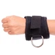 Манжет (ремень) для силовой тяги на голень и запястье Ankle Strap TA-5169 черный - изображение 4