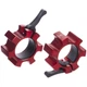 Замки для грифа с фиксатором Lock-Jaw PRO Zelart TA-2726 2шт 51мм красный - изображение 1