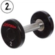 Гантель цельная профессиональная Life Fitness SC-80081-2 1шт 2кг - изображение 1