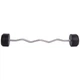 Штанга фиксированная изогнутая резиновая Rubber Coated Barbell 40кг Zelart (гриф l-95см) (TA-2687-40) - изображение 2