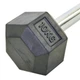 Штанга фиксированная прямая обрезиненная Record Rubber Hexagon Barbell TA-6230-10 длина-95см 10кг - изображение 2