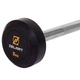 Штанга фиксированная 5 кг прямая металл резина насечки для рук Zelart Rubber Coated Barbell черная TA-2685-5 - изображение 3