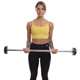 Штанга фиксированная 5 кг прямая металл резина насечки для рук Zelart Rubber Coated Barbell черная TA-2685-5 - изображение 6
