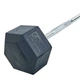 Штанга фиксированная изогнутая обрезиненная Zelart Rubber Hexagon Barbell TA-6231-50 длина-95см 50кг - изображение 2