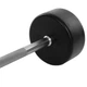 Штанга фиксированная 40 кг прямая металл резина насечки для рук Zelart Rubber Coated Barbell черная TA-2685-40 - изображение 4
