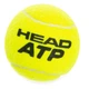 Мяч для большого тенниса HEAD ATP METAL CAN 570303 3шт салатовый - изображение 4