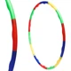 Обруч складной Хула Хуп Hula Hoop FI-307 7 секций синий+красный+зеленый+желтый - изображение 3