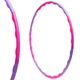 Обруч складной Хула Хуп Hula Hoop BARBIE FI-5948 8 секций розовый+светло-фиолетовый - изображение 3