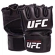 Рукавички для змішаних єдиноборств MMA шкіряні UFC Pro UHK-69908 S чорний - зображення 5