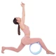 Колесо для йоги масажне Fit Wheel Yoga FI-2439 синьо-рожевий - зображення 8