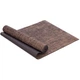 Килимок для йоги Льняний (Yoga mat) двошаровий 6мм (розмір 185x62x0, 6см, джут, Коричневий) (FI-2441_Коричневий) - изображение 1