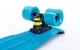 Скейтборд пластиковый Penny RUBBER SOFT TWIN FISH 22in двухцветная дека SK-410-3 (зеленый-синий) - изображение 3