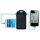 Внешний аккумулятор с солнечной панелью Power bank Solar Charger ES500 10000 mAh Черно-Синий - зображення 7